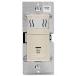 Leviton Humidity Sensor & Fan Wall Controller, Light Almond